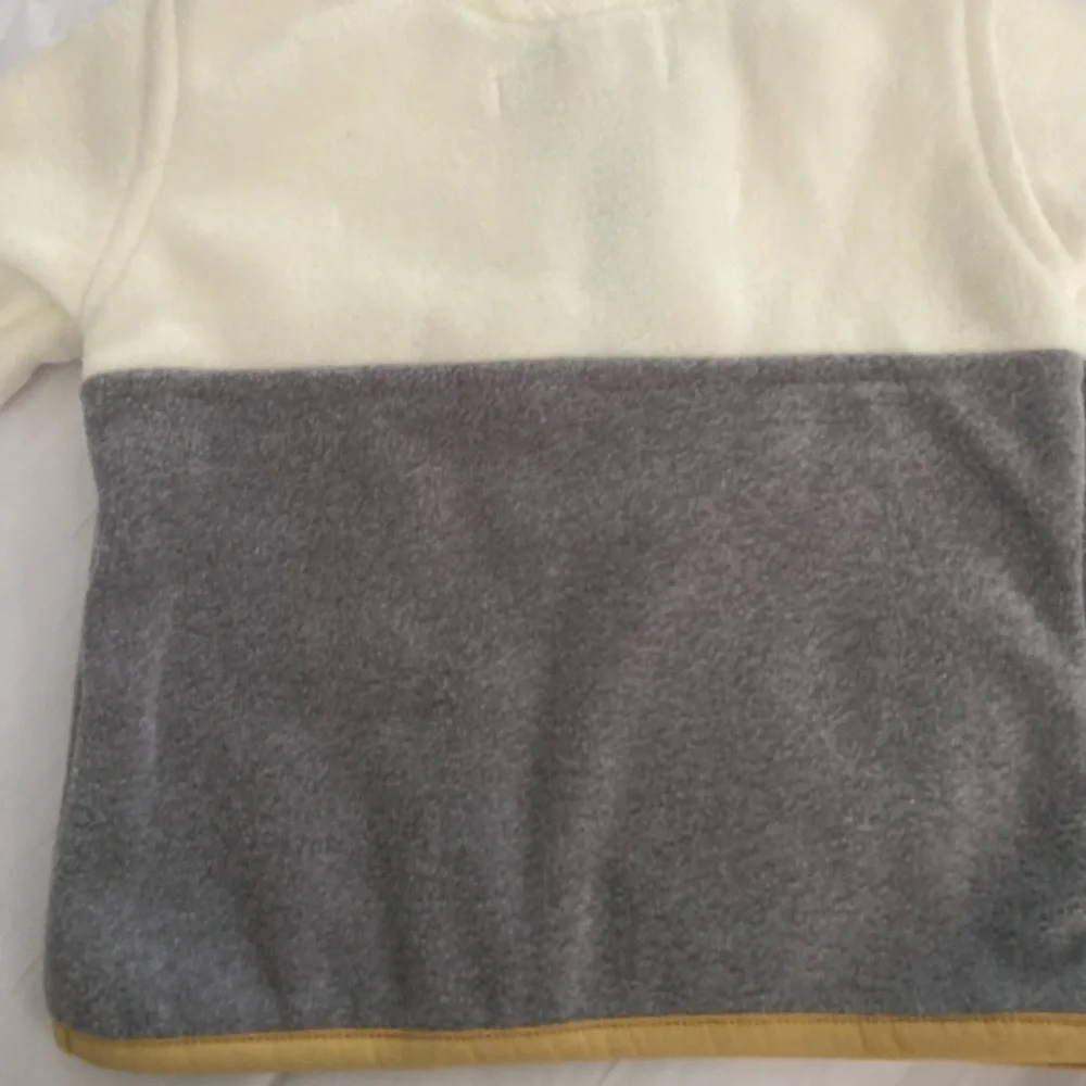 7 for all mankind toddler fleece pullover jacket.